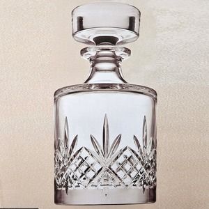 Shannon Godinger Crystal Whiskey Decanter w stopper New